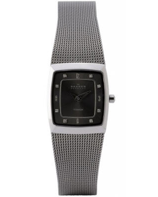 SKAGEN 380XSTTM1 Slimline Titan Damen Armbanduhr NEU